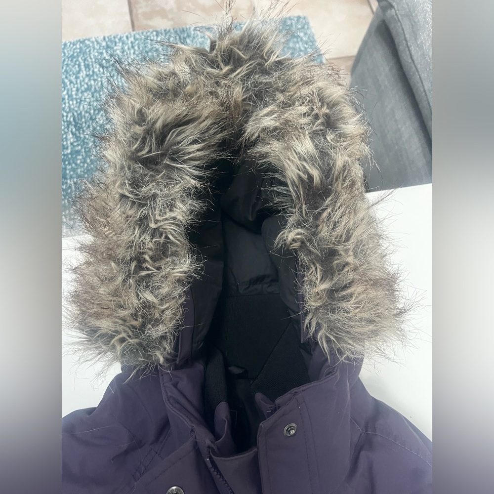 The North Face Women's Tremaya Parka in Deep Purple. Size L. - Picture 6 of 10